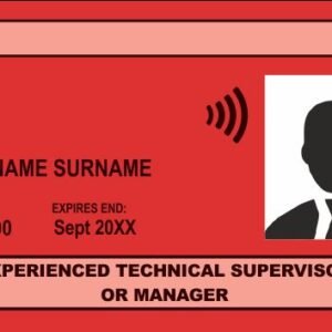 Red CSCS Card - Experienced Card (Technical, Supervisory and Management)